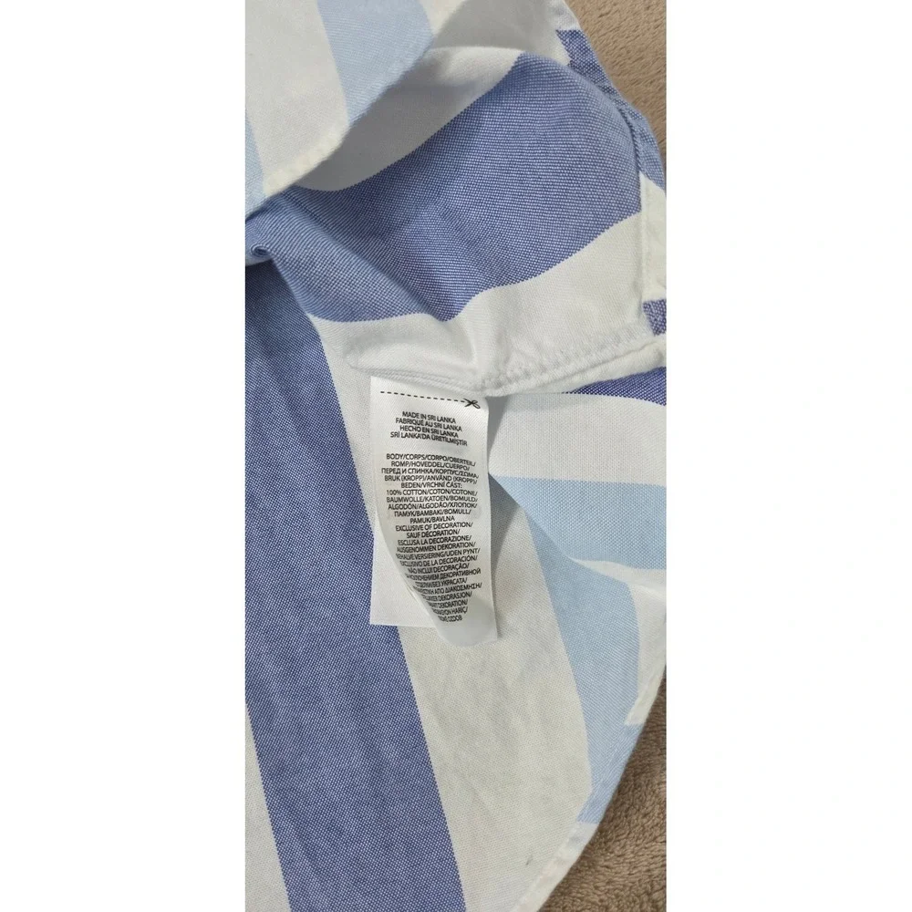 Polo Ralph Lauren Chambray Shirt Men L Blue Striped Flesh Pony Button Down NWOT